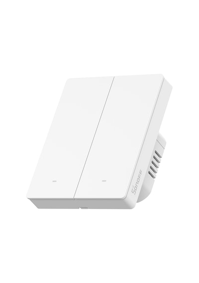 Sonoff Zbm5-2c-80w Zigbee Akıllı Duvar Anahtarı 2 Kanallı Nötr Ve Nötrsüz Uyumlu