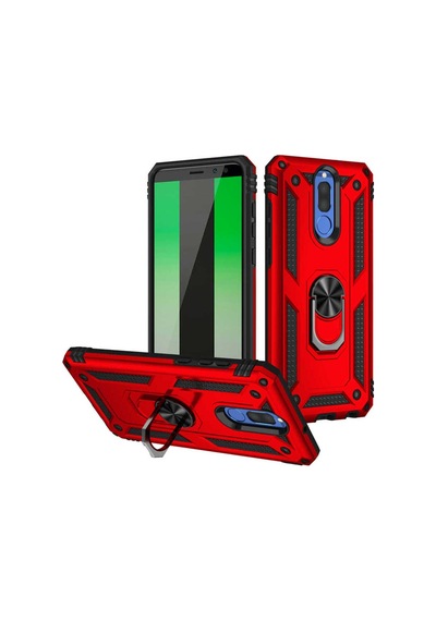 Huawei Mate 10 Lite Kılıf Zore Vega Kapak Kırmızı
