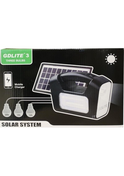 Police Pk-2500 Solarlı Ampullü Fener Siyah