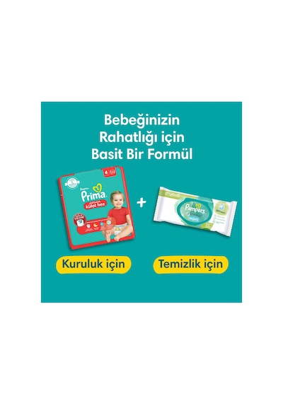 Prima Külot Bez 7 Beden Ekonomik Paket 52 Adet