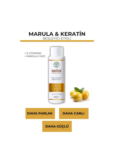 Marula & Keratin Besleyici Bakım Şampuanı 400 Ml Tüm Saç Tipleri