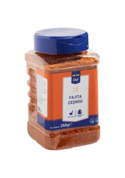 Metro Chef Fajıta Çeşnisi 350 G - Et Ve Sebzeler İçin Lezzetli Baharat Karışımı 4'li Avantaj Pa Tarı