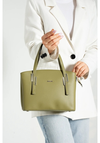 Just Polo Kadın Yeni Sezon 5 Bölmeli El Ve Omuz Çantası 4030mh 2066mh 5013mh Haki