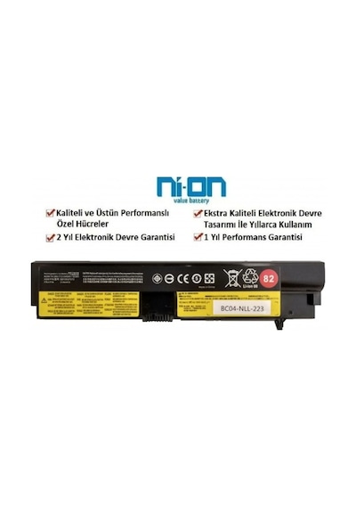 Nion Lenovo Thinkpad E570c Uyumlu Notebook Batarya - Pil