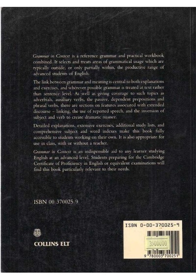 Grammar In Context - Hugh Gethin