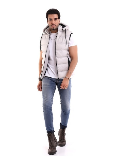 Euromoda Everest Erkek Spor Günlük Silikon Dolgu Çıkartılabilen Fermuarlı Taş