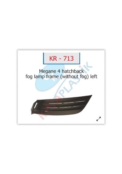 Ilkeshop Sis Far Çerçevesi Sissiz Sol Hatcback Model Megane 4