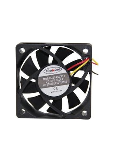 6Cm Fan 60X60X15 24V Dc 3 Kablo Uçlu 0.08A
