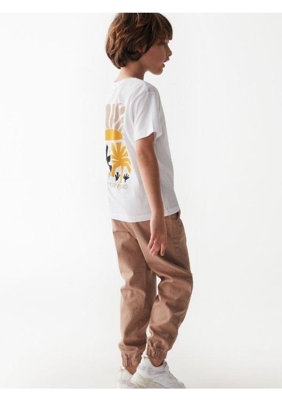 Nk Kids Erkek Çocuk Beli Paçası Lastikli Pantolon-13836-camel Camel