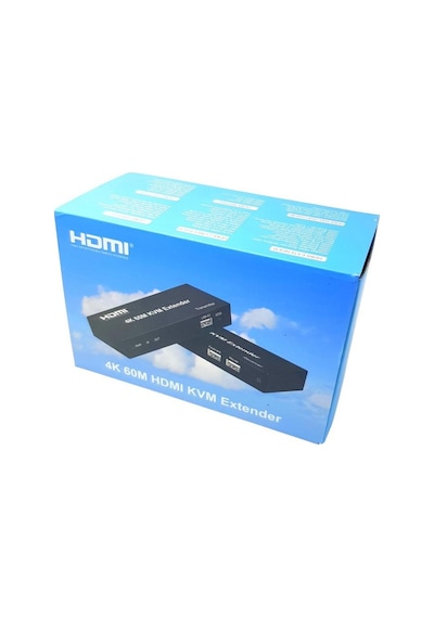 Novacom 4k 60metre Hdmı+usb+ır To Cat6 Kvm Extender
