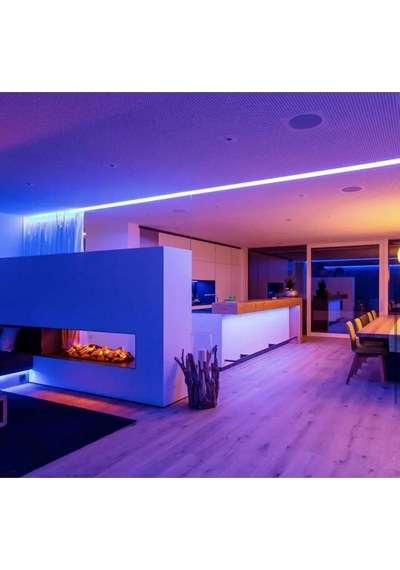 16 Renkli Rgb Şerit Seti, Kumandalı, Silikonlu, Adaptörlü, Işıklandırma Fırsatı RGB
