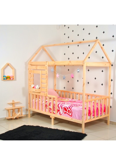 Markaawm Markaawm Montessori Yatak Çocuk Odası Bebek Beşik 90X190 Karyola Akçaağaç