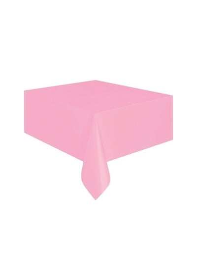 Pembe Masa Örtüsü Plastik Lüks 120x180 CM