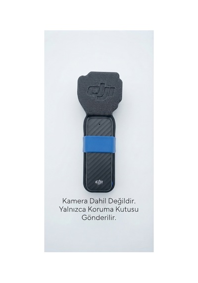 Djı Osmo Pocket 4 İçin İçi Yumuşak Kamera Koruma Kutusu Siyah