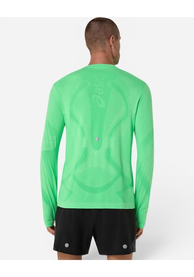 Asics Road Seamless Ls Top Erkek Yeşil Uzun Kollu Tshirt 2011d356-301