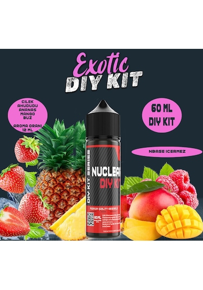 Nuclear 60 Ml Dıy Kit Exotic Gıda Aroma 12 Ml Aroma İçerir