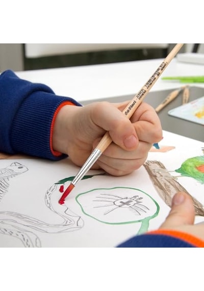 Junior Sentetik Yuvarlak Hobi Craft Fırçası Seri 303 N: 5