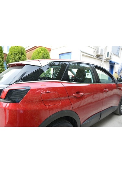 Peugeot 3008 Krom Cam Çıtası 8 Parça 2016 - 2020 A+++