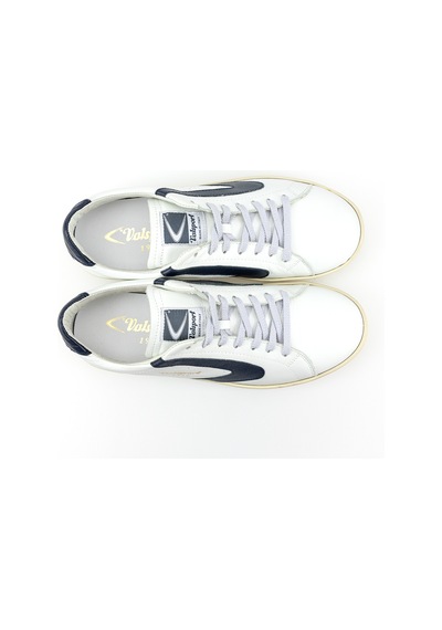 Sneaker Günlük Erkek Vt1237m Valsport Tournament Classic Bianco Blue Bianco Blu