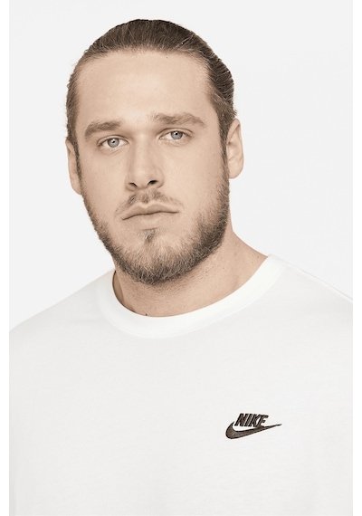 Nike Sportswear Cotton Unisex Short Sleeve Tee Unisex Tişört Kırık Beyaz Kırık Beyaz