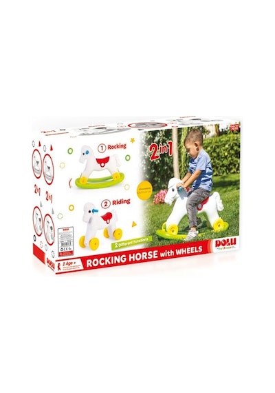 Dolu Oyuncak 7078 Dolu, Sallanan Tekerlekli At