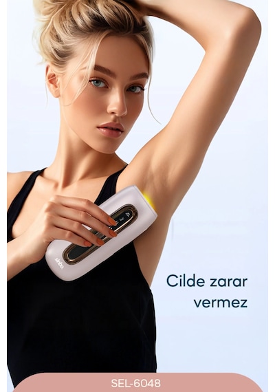 Sinbo Sel-6048 Ipl Lazer Epilasyon Cihazı Acısız Kalıcı Epilasyon - Purple