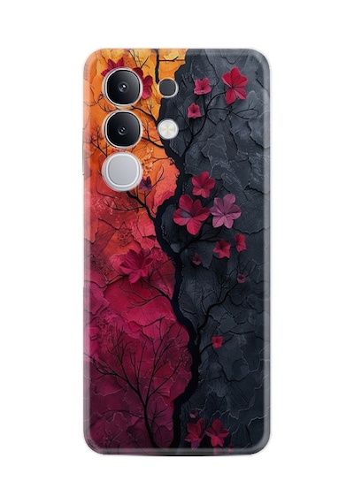 Vivo Y29 V2434 Uyumlu Kılıf Desen Baskılı Silikon Özel Seri Stk-.1012.jpg Renk69 Renk69