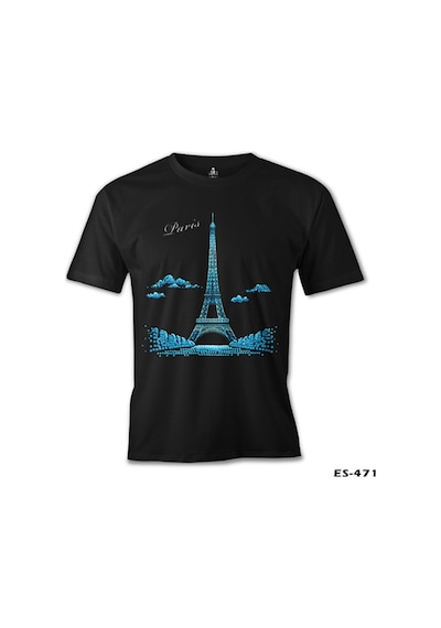 Parisian Siyah Erkek Tshirt