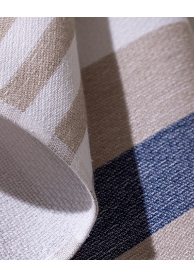 Alix %100 Pamuk Plaj Havlusu - Bej/lacivert - 70x150 Cm 8684427310359 Çok Renkli