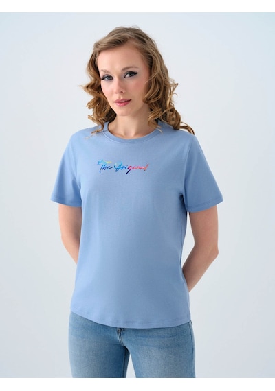 Loft Açık Mavi Kadın T-shirt Lf2039154 Açik Mavi