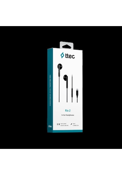 Ttec 2kmm14s Rio 2 Usb-c Stereo Mikrofonlu Kulakiçi Kulaklık Siyah Diğer