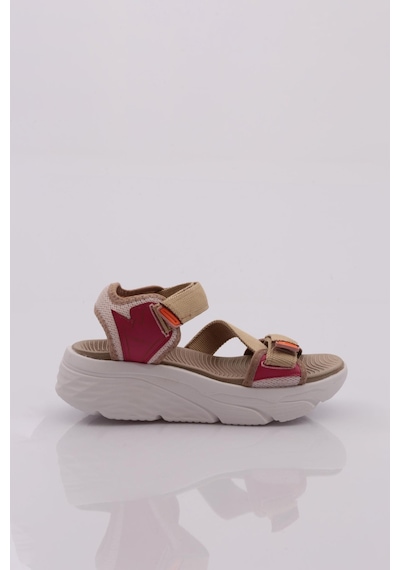 Dgn 0148 Kadin Sandalet 0148-2265-R0176 Bej - Pembe