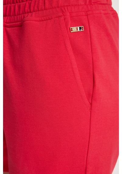 U.s. Polo Assn. Kadın Kırmızı Şort Örme 50323525-vr030
