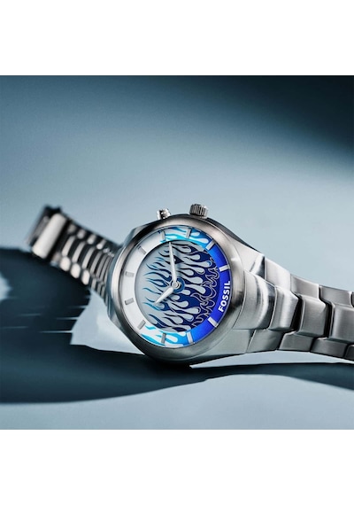 Fossil Fle1234 Big Tic Limited Edition Kol Saati Metalik Gri