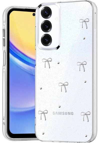 Samsung Uyumlu Galaxy A37 5g Fiyonk Desenli Kapak Desen 5