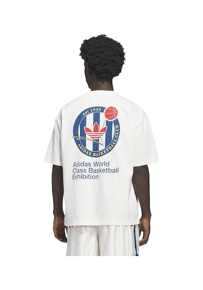 Adidas Originals Crest Unisex Beyaz Günlük Stil T-shirt Kd3616