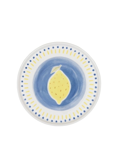 The Mia Itl0001 Italian Summer Pasta Tabağı 6lı Set 19 Cm Ekru