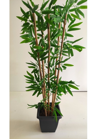 Rüzgar Yapay Çiçekçilik 110 Cm 5 Li Bambu Ağacı Yeşil