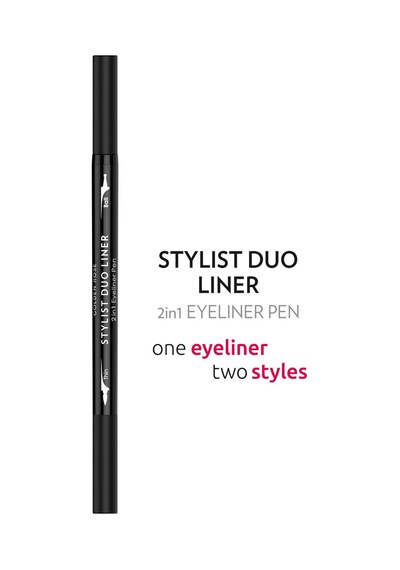 Stylist Duo Liner 2 İn 1 Eyeliner Pen Siyah