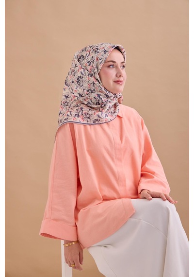Silk Home Twill İpek Eşarp 11477-19 Ekru, Gümüş, Pembe, Çelik Mavi, Su Yeşili
