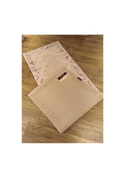 Adrasan 3178b Krem-lila Halı Çok Renkli