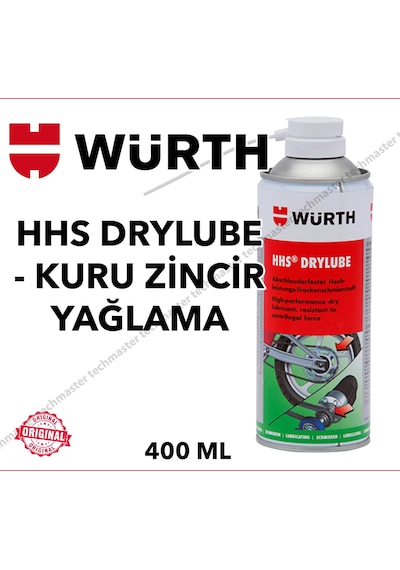 Würth Hhs Drylube Tutunma Özellikli Kuru Zincir Yağlama Spreyi N11.87