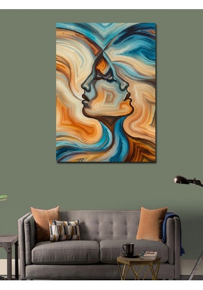 Kanvas Tablo Renklerin Buluşması 50cmx70cm