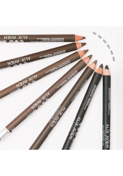 Fırçalı Yumuşak Uçlu Belirginleştirici Kahverengi Kaş Kalemi-eyebrow Expert Powdery Liner 105 Gray Çok Renkli