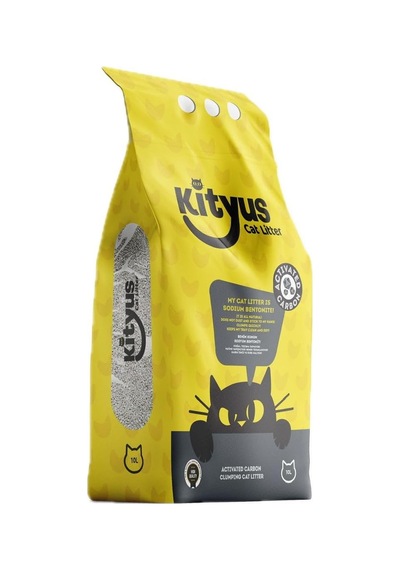 Extra Topaklanan, İnce Taneli, Tozsuz, Aktif Karbonlu Bentonit Kedi Kumu 10kg