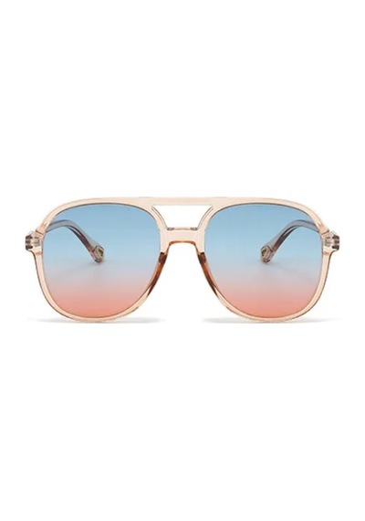 Zoreya İki Renk Vintage & Retro Unisex Güneş Gözlüğü