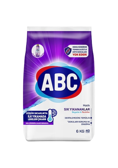 Abc Deterjan Matik Sık Yıkayanlar 6 Kg