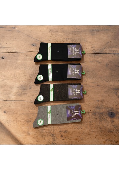 Heren Socks Heren Bambu Desenli 4'lü Premium Erkek Soket Çorabı ,yıkamalı ,dikişsiz Siyah/gri/lacivert/antrasit