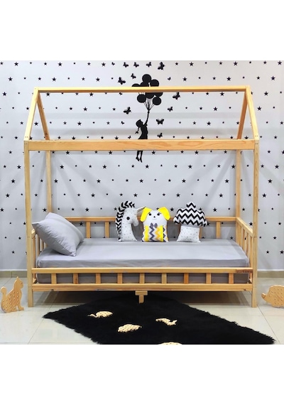 Markaawm Markaawm Luxury Montessori Karyola Ahşap Yatak Çocuk Bebek Yatak