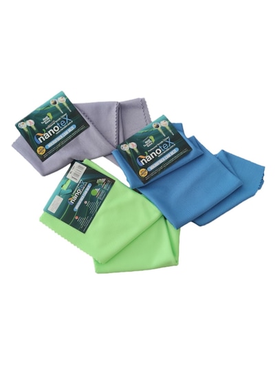 Nanotex Mikrofiber Yumuşak Parlak Doku Klasik Cam Bezi 3'lü 40 x 50 CM